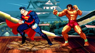 Superman Vs. Baki Hanma - Superhuman Strength Fight