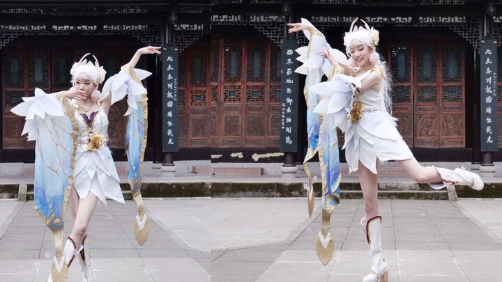 【โหย่วโหย่ว】วิจิตรพราวใบไม้ล้อลม✿เผยสง่า อย่าหลงรักท่วงท่าการเต้นของฉันนะ~