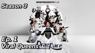 DRAGRACE PHILIPPINES Season 3 Ep1 Viral Queens 🏁🇵🇭