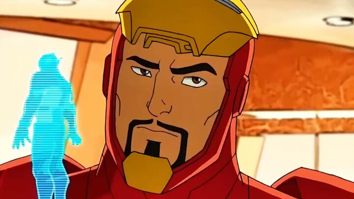 Tony believes Captain America lacks combat power, so he creates a steel suit for him!