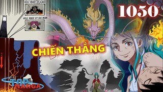 [Phân tích OP 1050]. Kết thúc! Luffy an toàn! Kaido và BigMom hoà quyện trong dung nham!