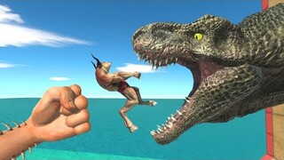 Try to Dodge Fist or You Will be Eaten - Animal Revolt Battle Simulator