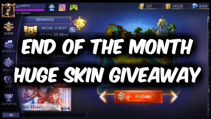 MOBILE LEGEND SKIN GIVEAWAY | END OF THE LOVE MONTH GIVEAWAY |