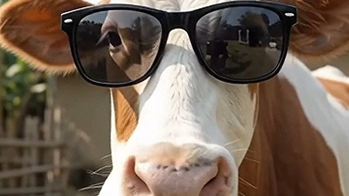 আমাদের গ্রামের Hero🙀 #cow