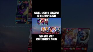 Letuzawa, Choou & Yuzuke Vs 5 Newly Revamped Heroes | Who Will Win? (Full Video on my YT Channel)