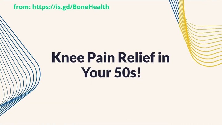 Reclaim Your Mobility   Essential Natural Supplements for Knee Pain in Your 50s