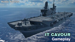 Modern Warships: IT CAVOUR Italian Aircraft Carrier.  online gameplay