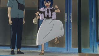 (stomps his feet)