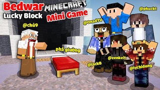 MINI GAME : BEDWARS LUCKY BLOCK ĐẠI CHIẾN BIỆT ĐỘI TẤU HÀI