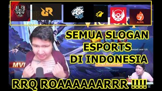 KOCAK !!!! SEMUA SLOGAN ESPORTS DI INDONESIA VERSI BRANDO | MEME KOCAK WINDAH BASUDARA MOMEN KOCAK