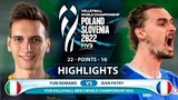 Yuri Romanò vs Jean Patry | Italy vs France | Highlights } World Championship 2022 (HD)
