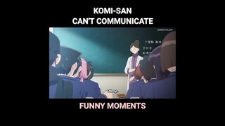 Komi gave a half of her eraser to Tadano | Komi-san Can't Communicate Funny Moments