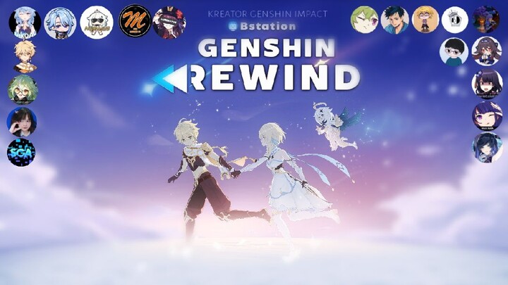 Genshin Impact Rewind 2022 - Kreator Bstation Genshin Impact Indonesia