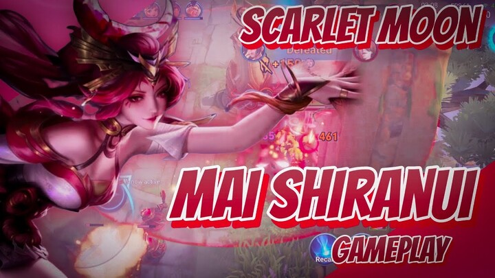 Mai Shiranui - Scarlett Moon | Flash Combos | Build and Arcana | Honor of Kings | HoK