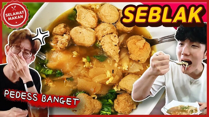 REAKSI ORANG KOREA MAKAN SEBLAK [Selamat Makan]