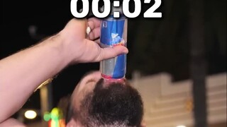هل تستطيع أن تأكل برجر وريد بول في 60 ثانية؟