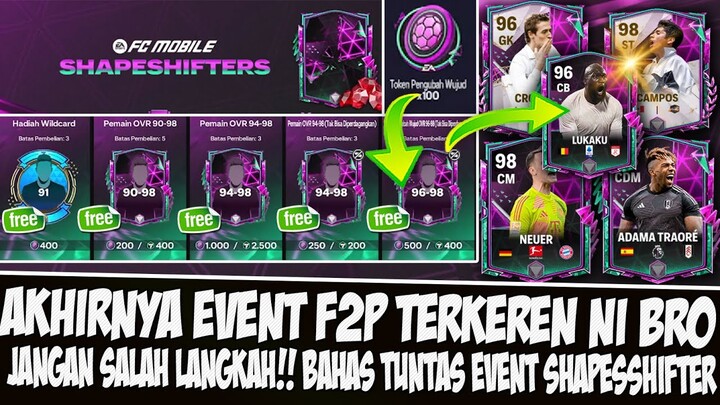 JANGAN SAMPAI SALAH LANGKAH! BAHAS TUNTAS EVENT F2P SHAPESHIFTERS / PENGUBAH WUJUD EASPORT FC MOBILE