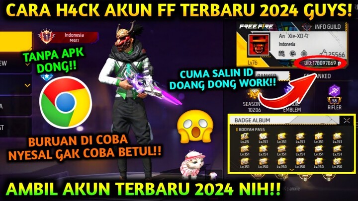 PEMBUKTIAN❗CARA H4CK AKUN FREE FIRE SULTAN TANPA APLIKASI TERBARU 2024! 100% BERHASIL