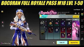 Bocoran Full RP M18 Level 1-50 | Pubg Mobile