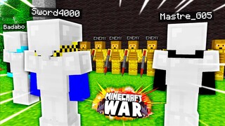 these Minecraft Bandits made an ARMY of ENEMIES to FIGHT AGAINST US! - Minecraft War #23