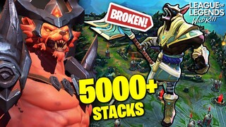 5000 STACKS NASUS is BROKEN! - WILD RIFT FUNNY MOMENTS