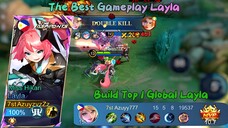 Tutorial Layla Di Meta Sekarang | The Best Gameplay Layla, Build Top 1 Global Layla 🥇🥇