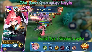 Tutorial Layla Di Meta Sekarang | The Best Gameplay Layla, Build Top 1 Global Layla 🥇🥇