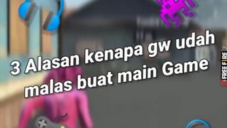 3 Alasan kenapa gw udah malas buat main Game