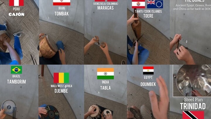 In 3 Minutes, We’ll Show You 14 Awesome Percussion Instruments—How Many Do You Recognize?