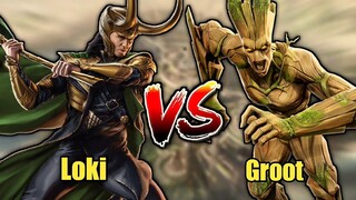 LOKI VS GROOT | MARVEL SUPER WAR | LOKI SKILL GUIDE