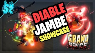 DIABLE JAMBE SHOWCASE REACTION | GRAND PIECE ONLINE