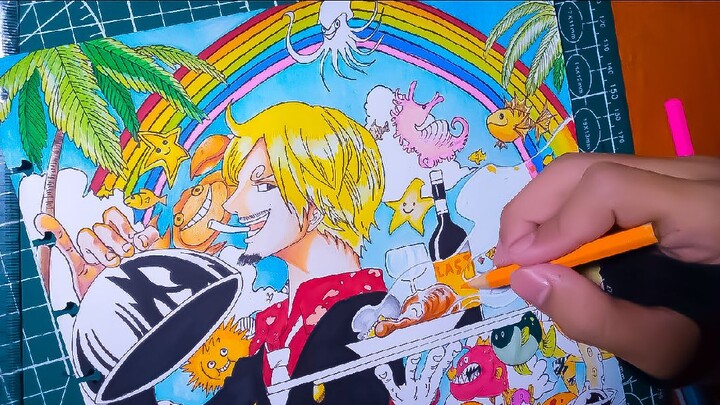 Drawing Vinsmoke Sanji - One Piece