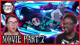 TANJIRO VS ENMU! | Demon Slayer: Mugen Train Reaction Part 2/3