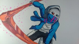 LOST SANS How To Draw Vẽ PHÁP SƯ GANGSTER Thần Chết Trở Lại