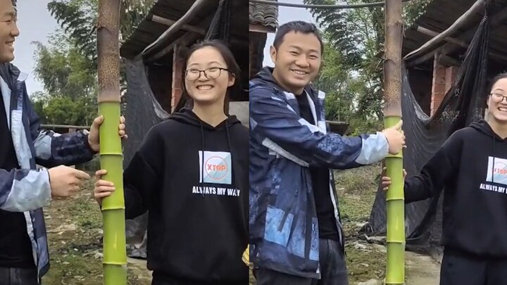 ผู้ชายให้หลานสาวตัวน้อยไปขุดหน่อไม้ แต่พอหลานเอาหน่อไม้ที่ขุดมาออกมา ทุกคนกลับหัวเราะกันลั่น!