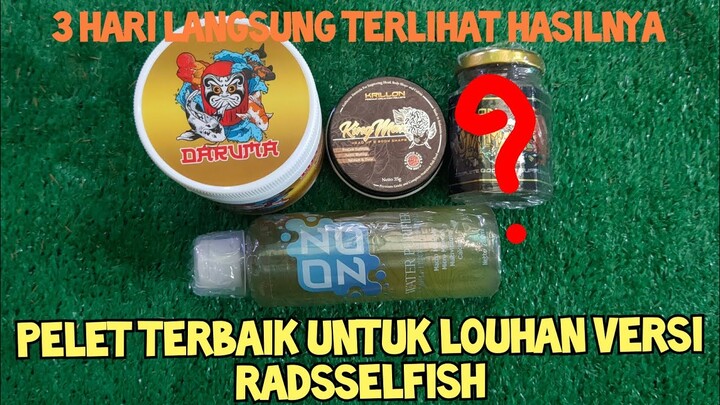 PELET PROGRES LOUHAN AGAR MERAH DAN JENONG...KRILLON..MURAH