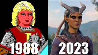 Evolution of Forgotten Realms Games [1988-2023]