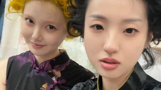 这个韩国人从小喜欢汤唯，这次汤金祐的头发也很努力形态了跟紫啧一起太开心！