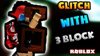 ROBLOX | GLITCH SPEED AND FLY WITH 3 BLOCK | Build A Boat For Treasure