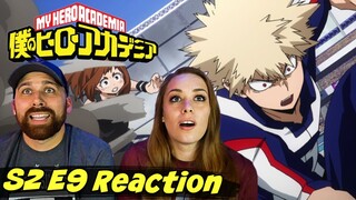 My Hero Academia [English Dub] S2 E9 "Bakugo vs. Uraraka" REACTION & REVIEW! 2x9