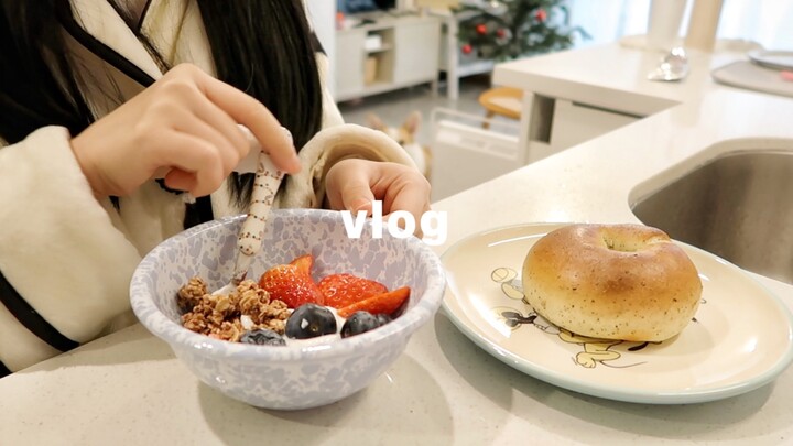 VLOG 42 Saat Tidak Memasak, Apa yang Dimakan? / Pulang Kerja Jalan-Jalan di Toko Buku untuk Mengisi 