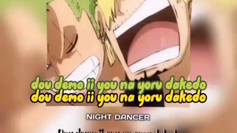 Zoro x Sanji :Night Dancer