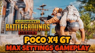 PUBG Mobile Max Settings using Poco X4 GT