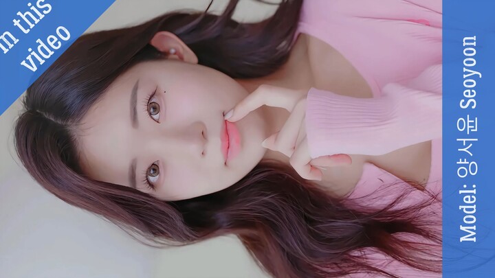 [4K룩북] 놀라운 모델 양서윤 Seoyoon 놀라운 미니 스커트 룩북