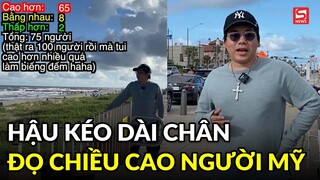Khoa Pug đọ chiều cao với người Mỹ, sức khỏe ảnh hưởng hậu kéo chân