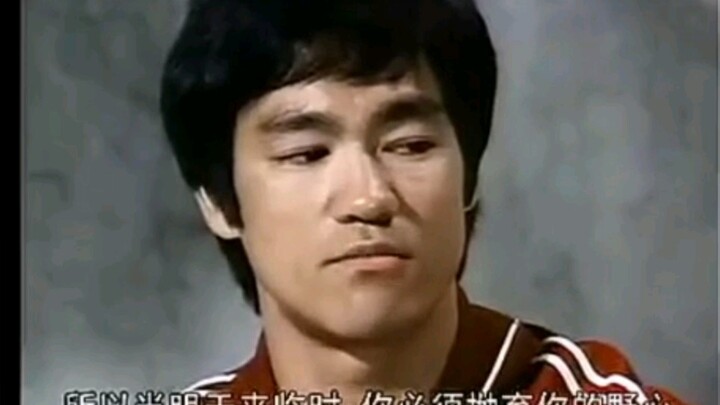 李小龙稀有片段“当明天来临之前，你必须抛弃你的野心，学习死亡的艺术！”