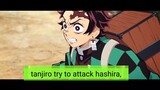 tanjiro attack hashira