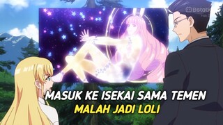 Ketika temen kantor masuk ke isekai dan menjadi loli, lawan raja iblis level sss++