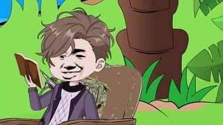 Tập 11 | Khi sóng thần ập đến, Xiaobai trở thành công nhân nhập cư #二元 # hoạt hình điêu khắc cát # s