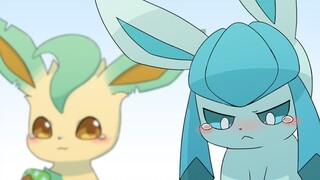 [ Pokémon ] Lá và Băng đang xem một bộ phim đẫm nước mắt